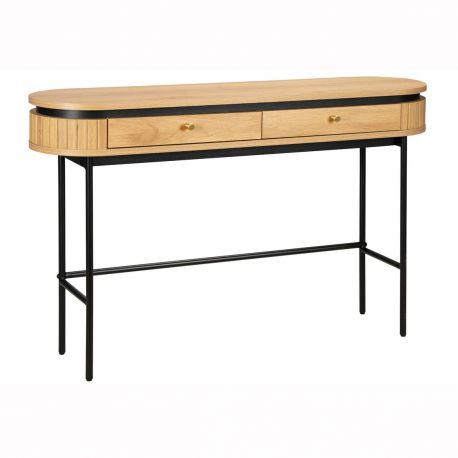 Console - Consola cu furnir de stejar ATELIER 120cm