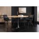 Mese dining - Masa rotunda cu furnir de stejar ATELIER 120cm