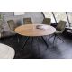 Mese dining - Masa rotunda cu furnir de stejar ATELIER 120cm