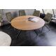 Mese dining - Masa rotunda cu furnir de stejar ATELIER 120cm