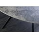Mese dining - Masa rotunda design gri beton ATELIER 120cm