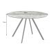 Mese dining - Masa rotunda design gri beton ATELIER 120cm