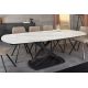 Mese extensibile - Masa extensibila cu design prin rotire Inception 130-190cm alb marmorat