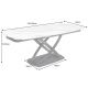Mese extensibile - Masa extensibila cu design prin rotire Inception 130-190cm alb marmorat