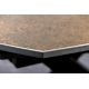 Mese extensibile - Masa extensibila cu design prin rotire Inception 130-190cm aspect ruginiu