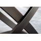 Mese extensibile - Masa extensibila cu design prin rotire Inception 130-190cm aspect ruginiu