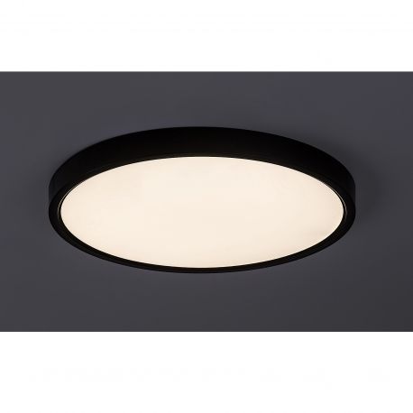 Plafoniere - Plafoniera LED slim 30cm Paulos negru/alb