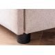 Noptiere - Noptiera cu iluminat LED TOULOUSE 55cm catifea bej