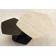 Masute Living - Masuta de cafea moderna cu doua blaturi rotative din ceramica Movement 80-130cm