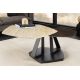 Masute Living - Masuta de cafea moderna cu doua blaturi rotative din ceramica Movement 80-130cm