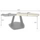 Masute Living - Masuta de cafea moderna cu doua blaturi rotative din ceramica Movement 80-130cm