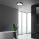 Iluminat pentru baie - Plafoniera LED baie IP44 Samira negru/alb