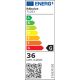 Iluminat pentru baie - Plafoniera LED baie IP44 Samira negru/alb