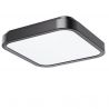 Plafoniera LED baie IP44 Samira 42x42cm negru/alb