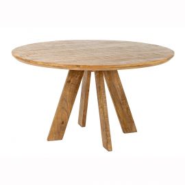 Mese dining - Masa rotunda din lemn de mango ART WOOD 140cm