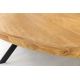 Mese dining - Masa de sufragerie ovala, Lemn de mango, Natur, GALAXIE 240cm