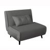 Fotoliu Pat SMART MULTIFUNCTION 100cm catifea raiata gri
