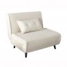 Fotoliu Pat SMART MULTIFUNCTION 100cm catifea raiata bej