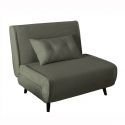 Fotoliu Pat SMART MULTIFUNCTION 100cm catifea raiata verde