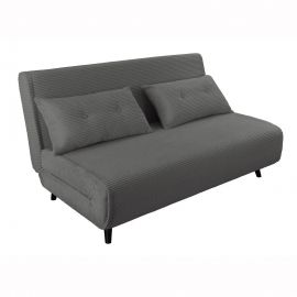 Fotolii - Fotoliu Pat SMART MULTIFUNCTION 140cm catifea raiata gri