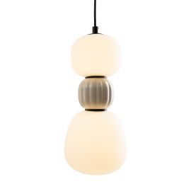 Pendul, Lustra suspendata LED Modern 13W gri deschis