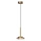 Pendul LED metal auriu, sticla Lunaris