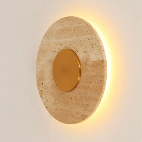 Aplice, corpuri de iluminat pentru pereti - Aplica de perete piatra naturala Sun