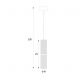 Pendule, Lustre suspendate - Lustra moderna suspendata LED Love 11W