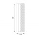Aplice, corpuri de iluminat pentru pereti - Aplica de perete moderna LED Love 31cm