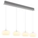Pendule, Lustre suspendate - Lustra suspendata cu 4 pendule LED QUINTARA