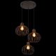 Pendule, Lustre suspendate - Lustra cu 3 pendule metal ruginiu MATEO