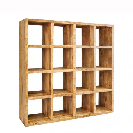 Biblioteci-Rafturi - Raft deschis de perete sau separator camera IRON CRAFT 160x156cm