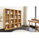 Biblioteci-Rafturi - Raft deschis de perete sau separator camera IRON CRAFT 160x156cm