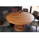Mese dining - Masa rotunda din lemn de salcam Maison Jade 140cm