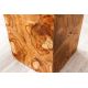 Masute Living - Coloana decorativa din lemn de tec TRIBAL 110cm