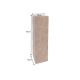 Masute Living - Coloana decorativa din lemn de tec TRIBAL 110cm