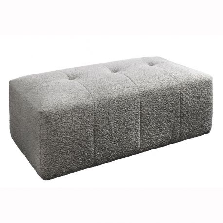 Banchete-Tabureti - Taburetele/ Suport pentru picioare ROYAL 120cm boucle gri