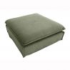 Taburete, suport pentru picioare Heaven 100cm, catifea raiata verde
