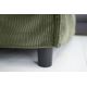 Banchete-Tabureti - Taburete, suport pentru picioare Heaven 100cm, catifea raiata verde