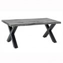 Masuta design industrial WILD 90cm, gri