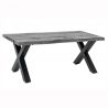 Masuta design industrial WILD 90cm, gri