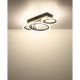 Plafoniere - Plafoniera LED CCT BLEVINS riflaj MDF cu efect de lemn