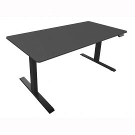 Birouri - Birou cu inaltime reglabila electrica BLACK DESK 140cm