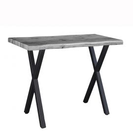 Mese Bar - Masa de bar design industrial WILD 120cm, gri