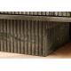Comode - Comoda TV cu model optic 3D, Lemn mahon gri, ART DECO 200cm