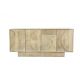 Comode - Comoda TV cu model optic 3D, Lemn mahon natur albit, ART DECO 170cm
