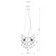 Candelabre, Lustre - Candelabru metal auriu mat, cristale de sticla QUEENA