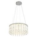 Lustra LED suspendata cu telecomanda KLUNKA crom