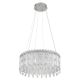 Pendule, Lustre suspendate - Lustra LED suspendata cu telecomanda KLUNKA crom