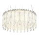 Pendule, Lustre suspendate - Lustra LED suspendata cu telecomanda KLUNKA crom